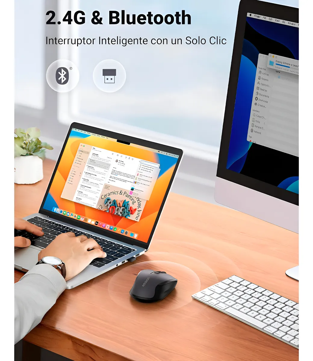 Imagen 4 de Mouse Inalámbrico UGREEN MU006